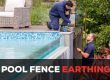 Earthing Pool Fence