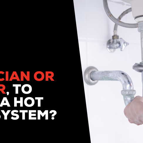 Electrician or plumber, to install a hot water system Electrician or plumber to install a hot water system?